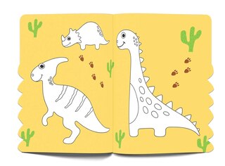 Sample content 2_Dinosaurs - Coloring and Sticker Activity Book (With 150+ Stickers)