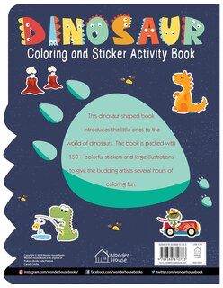Sample content 5_Dinosaurs - Coloring and Sticker Activity Book (With 150+ Stickers)