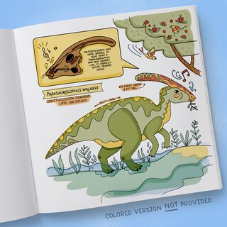 Aper&ccedil;u du contenu 5_Dinosaurs Coloring Book