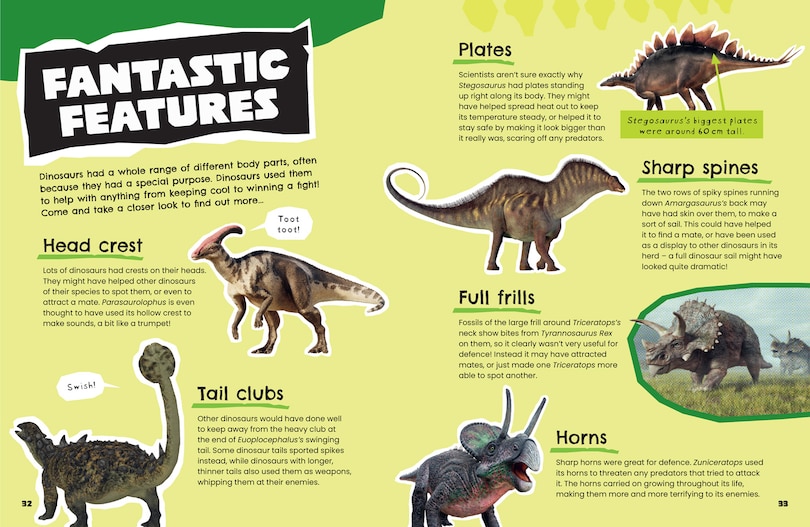 Aperçu du contenu 2_Dinosaurs: Discover fascinating facts about prehistoric creatures (All About)