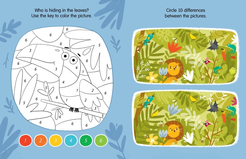 Sample content_Dinosaurs, Pandas & Pals Activity Book