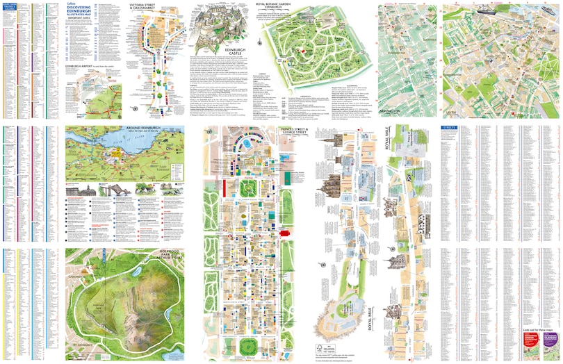 Sample content 2_Discovering Edinburgh Illustrated Map