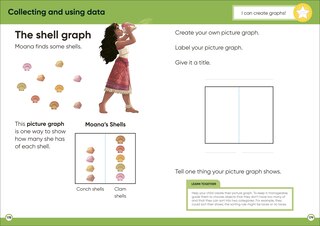 Sample content_Disney Learning Big Workbook Grade 1