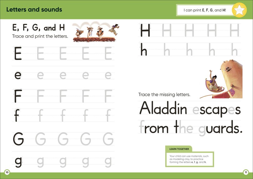 Sample content 2_Disney Learning Big Workbook Grade 1