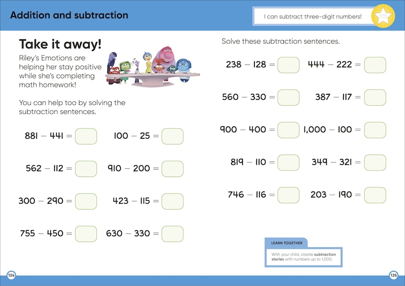 Aperçu du contenu 4_Disney Learning Big Workbook Grade 2