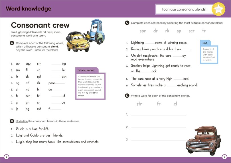Aperçu du contenu 2_Disney Learning Big Workbook Grade 3