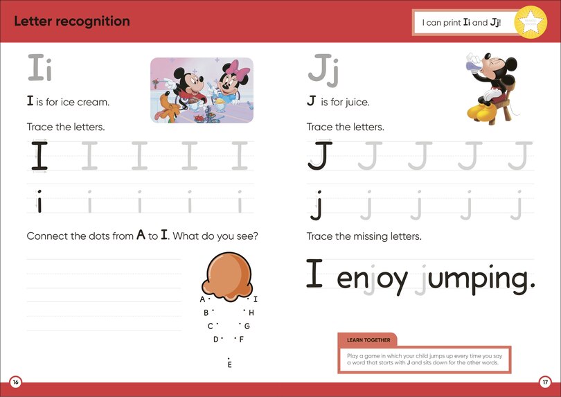Sample content 2_Disney Learning Big Workbook Kindergarten