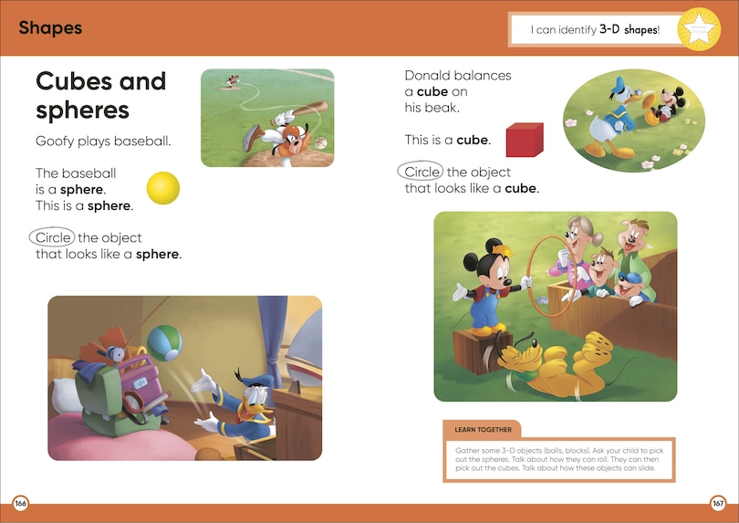 Sample content_Disney Learning Big Workbook Preschool