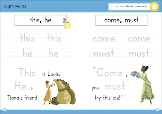 Sample content_Disney Learning Sight Words (Ages 3-5)