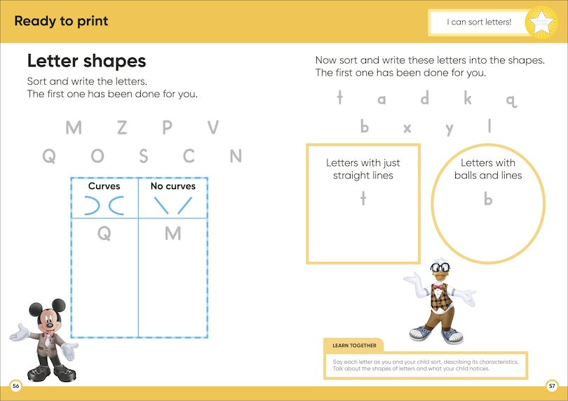 Sample content_Disney Learning Starting to Read (Ages 3-5)