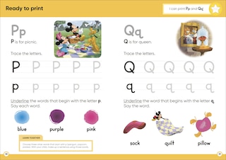 Sample content 3_Disney Learning Starting to Read (Ages 3-5)