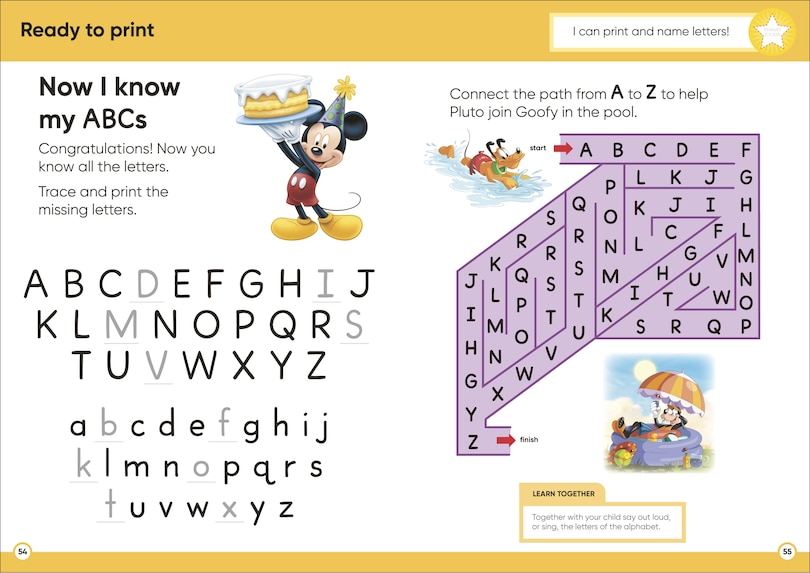 Sample content 4_Disney Learning Starting to Read (Ages 3-5)
