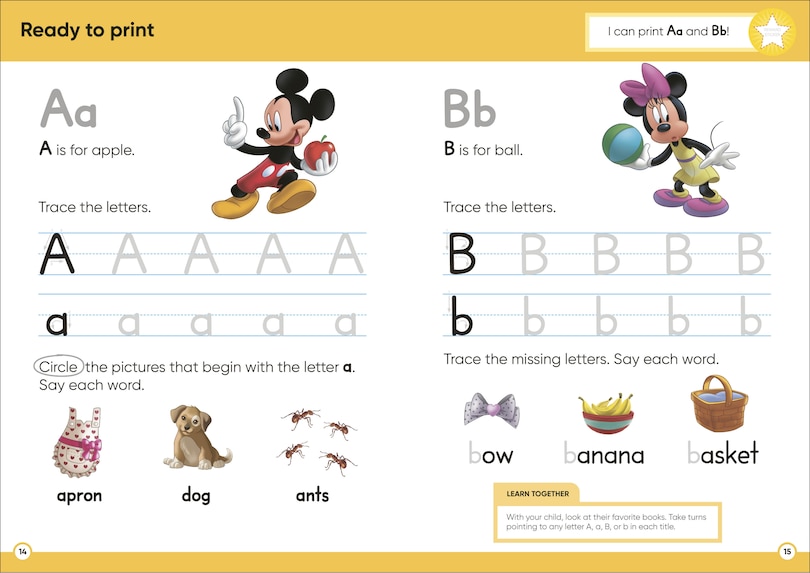 Sample content 5_Disney Learning Starting to Read (Ages 3-5)