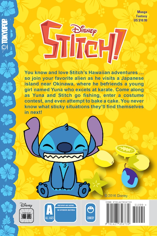 Couverture arrière_Disney Manga: Stitch!, Volume 1