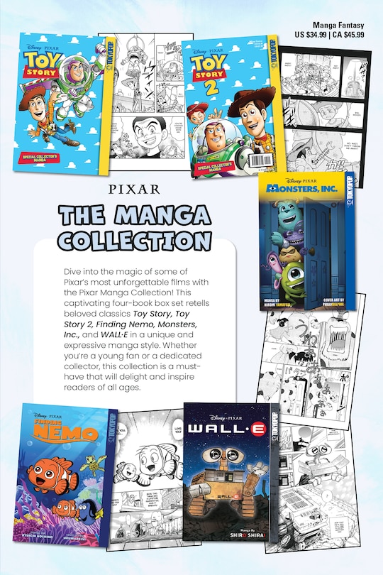 Couverture arrière_Disney Manga: The Pixar Collection