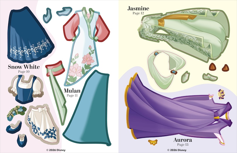 Sample content_Disney Princess Sticker Dress Up Party