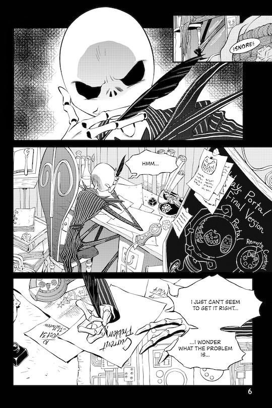 Sample content 2_Disney Tim Burton's The Nightmare Before Christmas: Zero's Journey (Ultimate Manga Edition with Sprayed Edges)