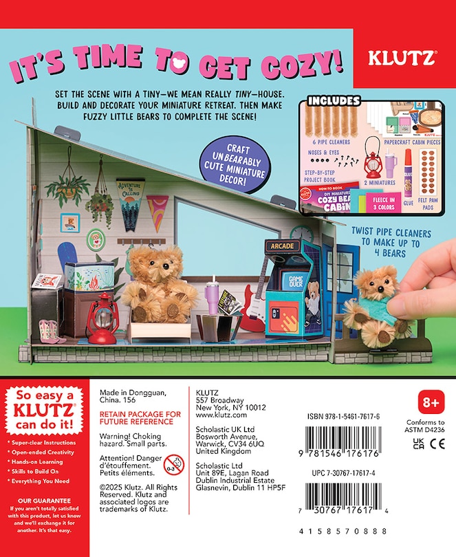Back cover_DIY Miniature Cozy Bear Cabin