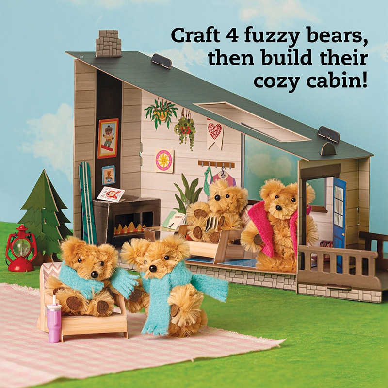 Sample content 4_DIY Miniature Cozy Bear Cabin
