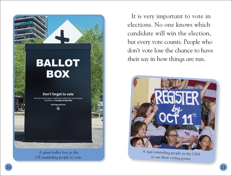 Aper&ccedil;u du contenu 3_Dk Reader Level 2: What Is An Election?