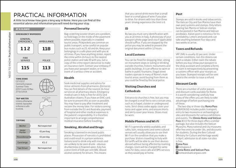 Sample content_DK Rome Mini Map and Guide