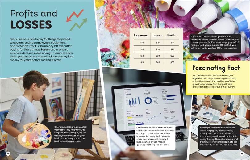 Aper&ccedil;u du contenu 3_DK Super Economics Starting a Business