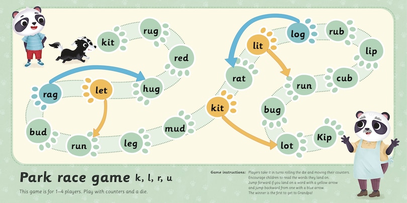 Aper&ccedil;u du contenu 2_DK Super Phonics My First Decodable Stories Pet Shop Panda