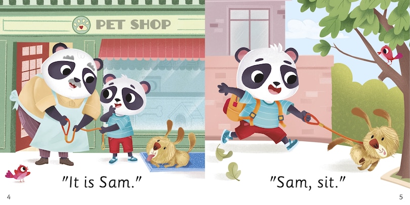 Aper&ccedil;u du contenu 3_DK Super Phonics My First Decodable Stories Pet Shop Panda