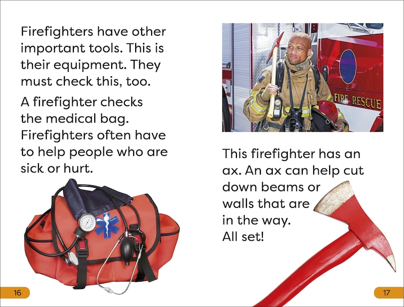 Sample content 4_DK Super Readers Level 1 A Day in the Life of a Firefighter