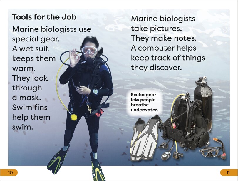 Sample content 4_DK Super Readers Level 1 A Day in the Life of a Marine Biologist