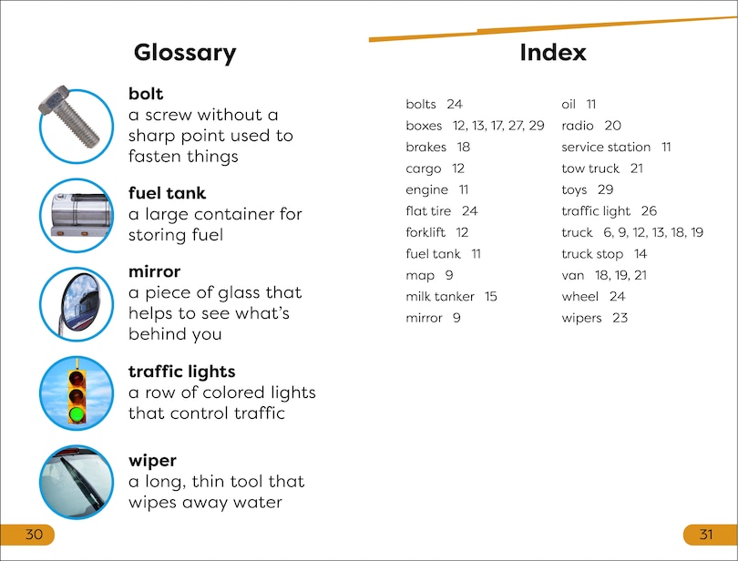 Aper&ccedil;u du contenu_DK Super Readers Level 1 Truck Trouble