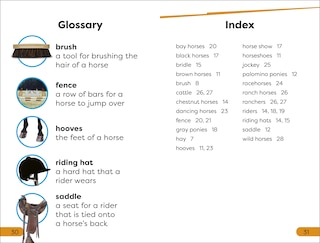 Aper&ccedil;u du contenu_DK Super Readers Level 1 Ponies and Horses