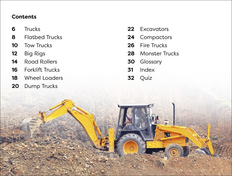 Aper&ccedil;u du contenu 4_DK Super Readers Level 1 Big Trucks