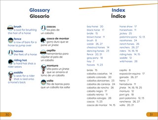 Aper&ccedil;u du contenu_DK Super Readers Level 1 English-Spanish Bilingual Ponies and Horses - Ponis y caballos