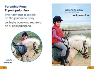 Aper&ccedil;u du contenu 2_DK Super Readers Level 1 English-Spanish Bilingual Ponies and Horses - Ponis y caballos