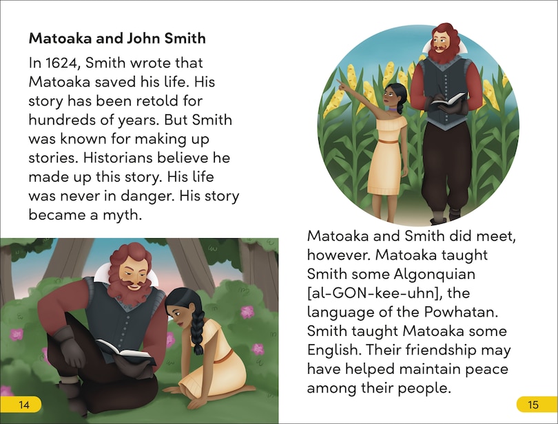 Aperçu du contenu_DK Super Readers Level 2 Matoaka: The True Story of Pocahontas