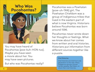 Aperçu du contenu 2_DK Super Readers Level 2 Matoaka: The True Story of Pocahontas