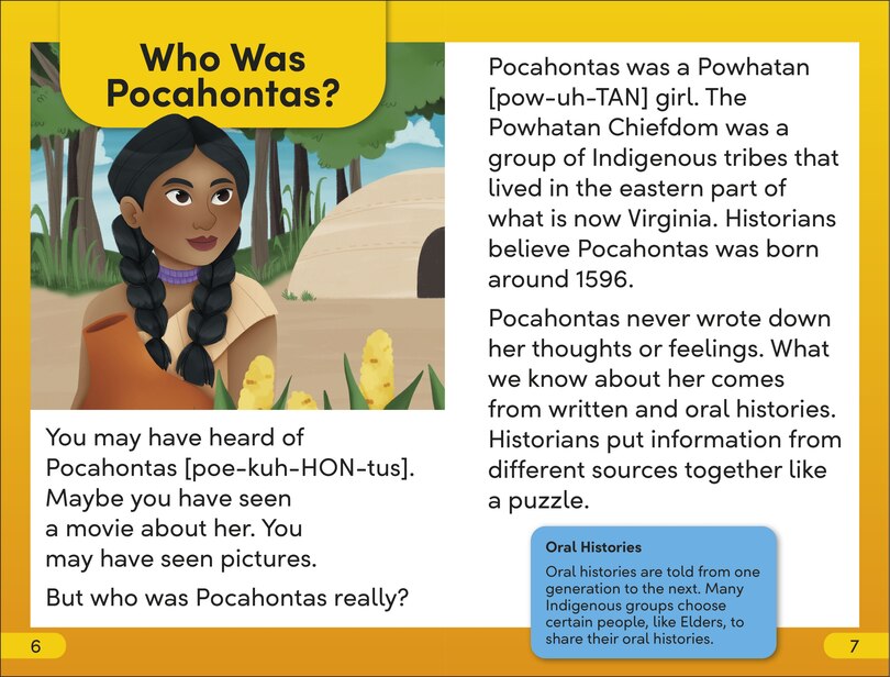 Aperçu du contenu 2_DK Super Readers Level 2 Matoaka: The True Story of Pocahontas