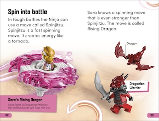 Aper&ccedil;u du contenu_DK Super Readers Level 2 LEGO NINJAGO Dragons Rising Battle Ready!