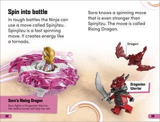 Aper&ccedil;u du contenu_DK Super Readers Level 2 LEGO NINJAGO Dragons Rising Battle Ready!