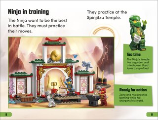 Aper&ccedil;u du contenu 2_DK Super Readers Level 2 LEGO NINJAGO Dragons Rising Battle Ready!