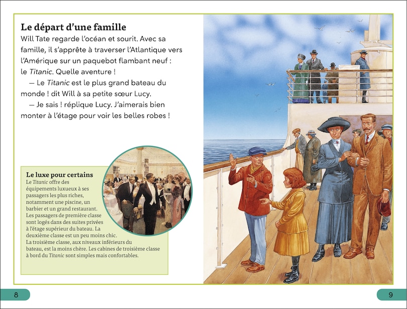 Aperçu du contenu 2_DK Super Readers Level 3 French Translation Titanic - Le Titanic