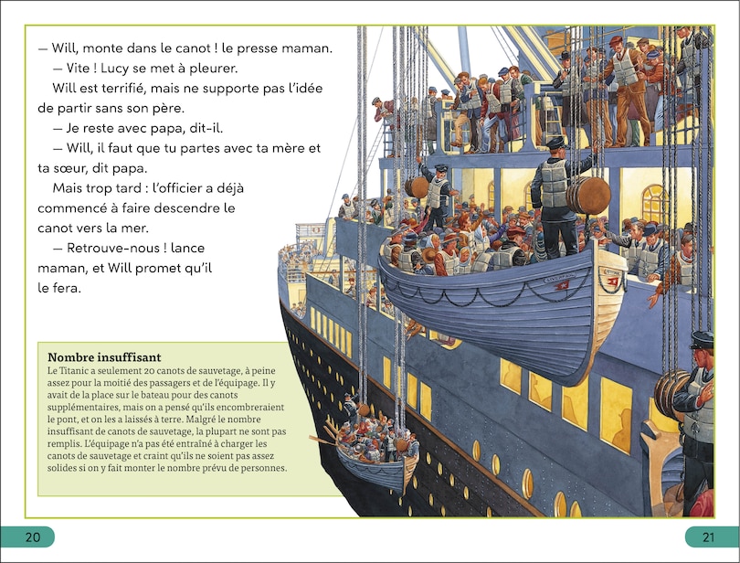 Aperçu du contenu 5_DK Super Readers Level 3 French Translation Titanic - Le Titanic
