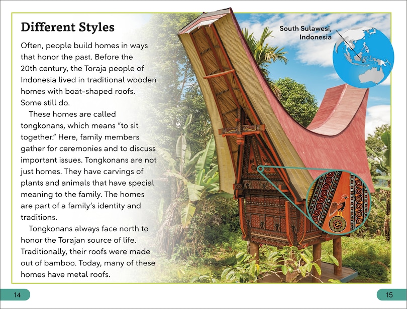 Aper&ccedil;u du contenu 3_DK Super Readers Level 3 Homes Around the World