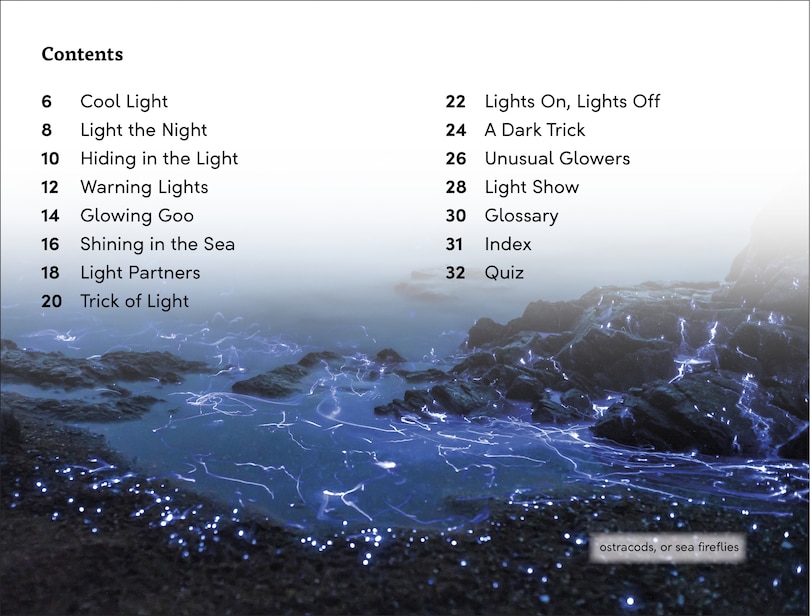 Aper&ccedil;u du contenu 4_DK Super Readers Level 3 Bioluminescent Animals