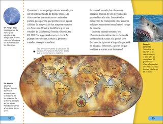 Sample content 3_DK Super Readers Level 4 Spanish Translation Shark Attack - Ataques de tiburones