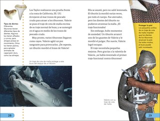 Sample content 5_DK Super Readers Level 4 Spanish Translation Shark Attack - Ataques de tiburones