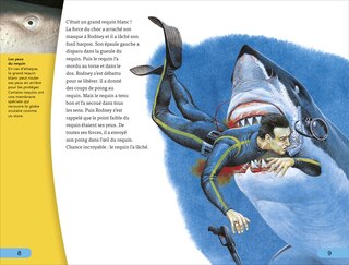 Aper&ccedil;u du contenu 2_DK Super Readers Level 4 French Translation Shark Attack - Danger : Requins