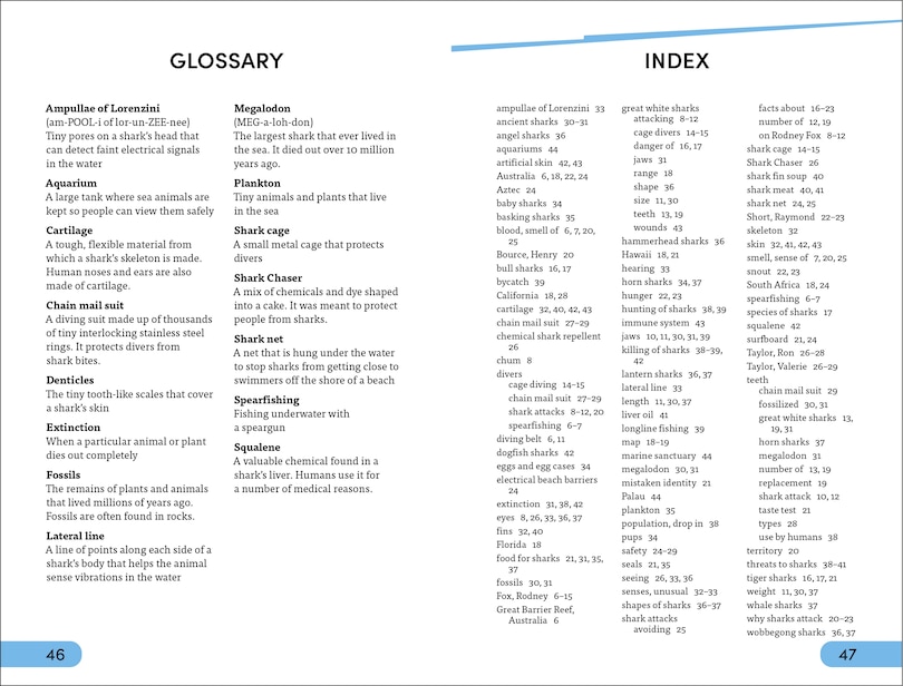 Aper&ccedil;u du contenu_DK Super Readers Level 4 Shark Attack