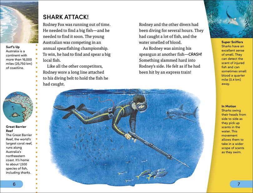 Aper&ccedil;u du contenu 3_DK Super Readers Level 4 Shark Attack